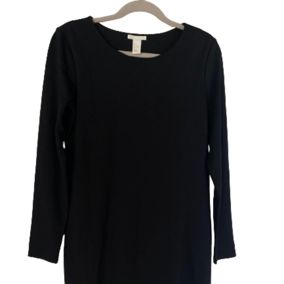 H&M Black Long Sleeve Dress Women’s Size M - Picture 1 of 5